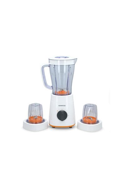 Generic KENWOOD 500W Kitchen Blender with 2 Mills White and Clear 2 Liter OWBLP15.360WH