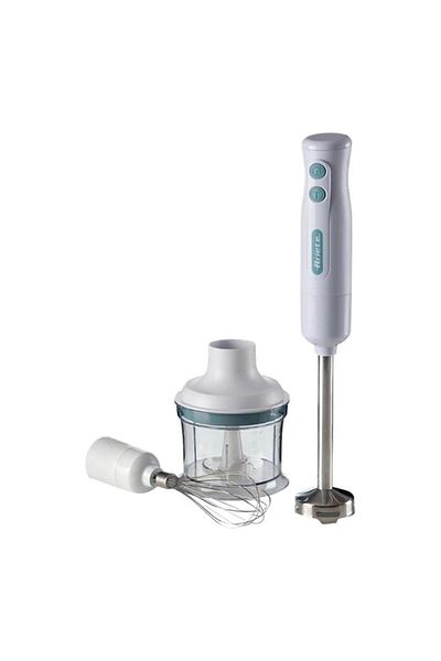 Generic Ariete 700W Ergonomic Handle 2-Speed Options Hand Blender White and Silver C060111ARAS