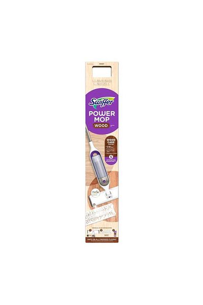 Generic Swiffer Power Wood Wet and Dry Mop Kit Purple and White 1026726