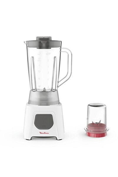 Generic خلاط مولينكس بلينديو 450 واط 4 شفرات مع خاصية سحق الثلج، أبيض ورمادي،...