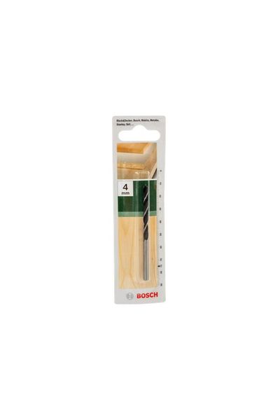 Generic مثقاب بوش الخشبي ذو الرأس المدبب باللونين الأسود والفضي مقاس 4 × 75 مم JE2 609 255 201