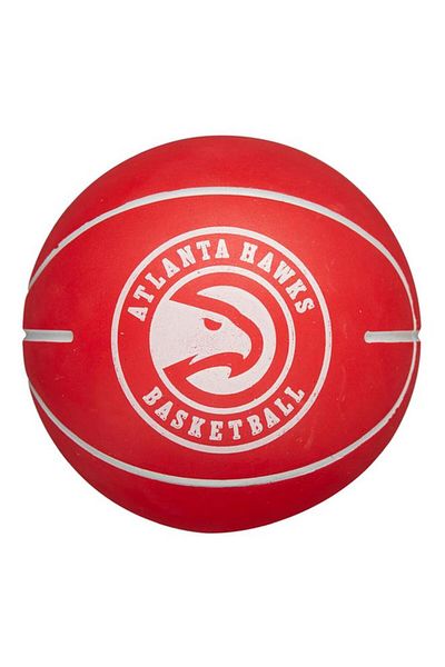 Generic Wilson NBA Atlanta Hawks Super Mini Dribbler Basketball Red and White WTB1100PDQATL