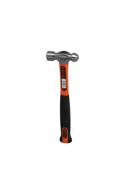 Generic Tactix Forged Steel Ball Pein Hammer with Non-Slip Fiberglass Handle Multicolor