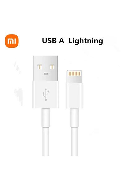 Xiaomi 2m USB A to Lightning Xiao mi PD3.0 20W Lightning Cable Suitable for Apple 14 13 12 11 Pro Max X XR