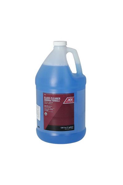 Generic ACE Streak and Bleach Free Ammonia Formula Glass Cleaner Liquid Blue 3.78 Liter