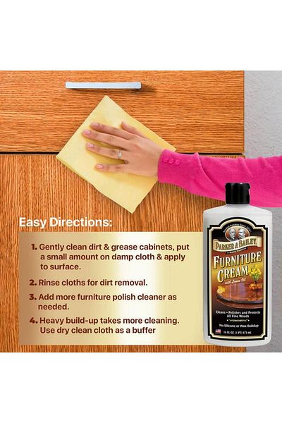 Generic Parker & Bailey Furniture Cleaner and Polishing Cream with Lemon Oil 16oz 560669