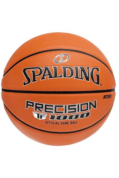 Generic SPALDING Precision TF-1000 High-Quality Indoor Basketball Orange and Black 29.5 Inch