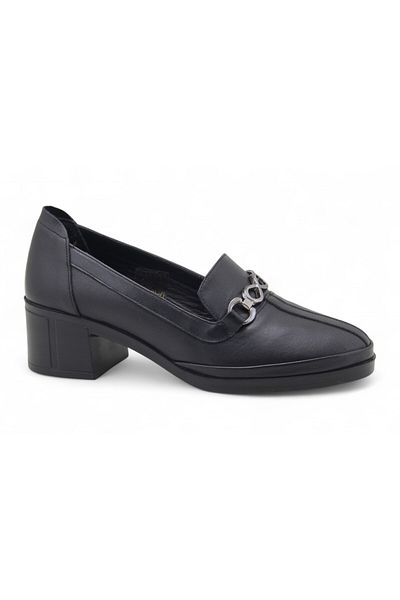 Beety 513 Genuine Leather Heeled Women's Shoes