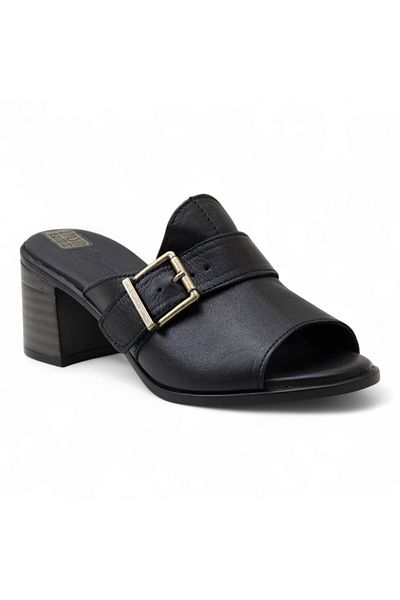 Mammamia D24Yt-2360 Genuine Leather Women's Slippers