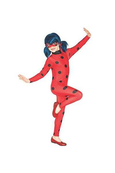 HALAMODO Miraculous Printed Ladybug Themed Party Fancy Dress Cosplay Costume For Kids