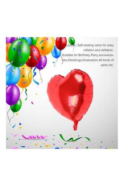 HALAMODO Heart Shaped Foil Balloon 10inch