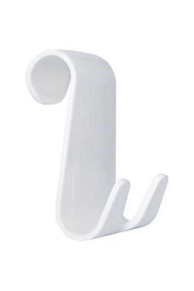 OEM Aquasanit Jack Towel Hook for Radiator, Plastic, White