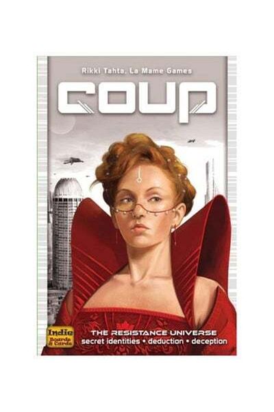 HALAMODO Coup Strategy Board Game For Children with Playing Cards and Chips (2-6 Players)