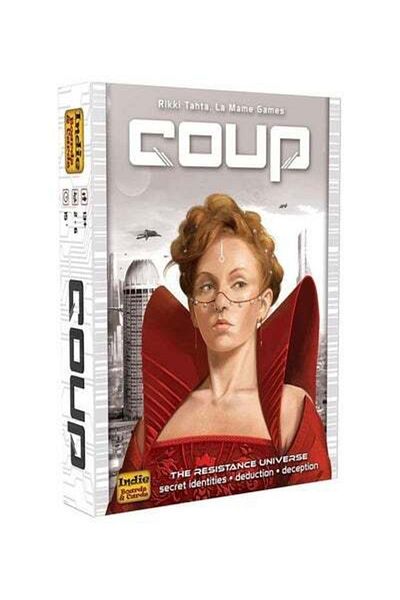 HALAMODO Coup Board Game 4.5x1.25x6inch