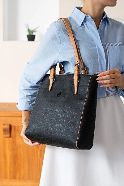 Just Polo Women's Stone Large Size Handbag 31 X 32 cm