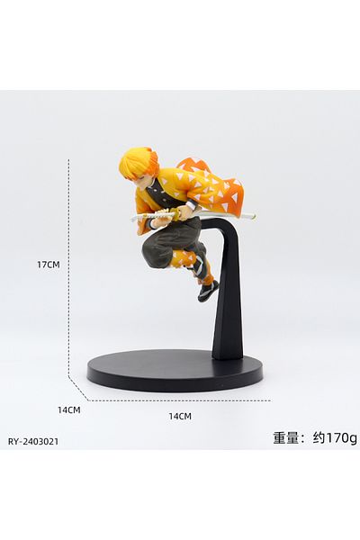 BANDAI No box3 Demon Slayer Action Figures Tanjirou Nezuko Zenitsu Kanroji Mitsuri Muichirou Uzui Tengen An
