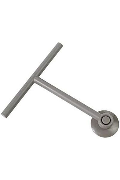KAZOLEN squeegee set with holder, rubber/plastic, gray, 19.5 x 21.7 cm
