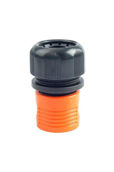 Generic Claber 3/4inch Card Hose Mender Black and Orange