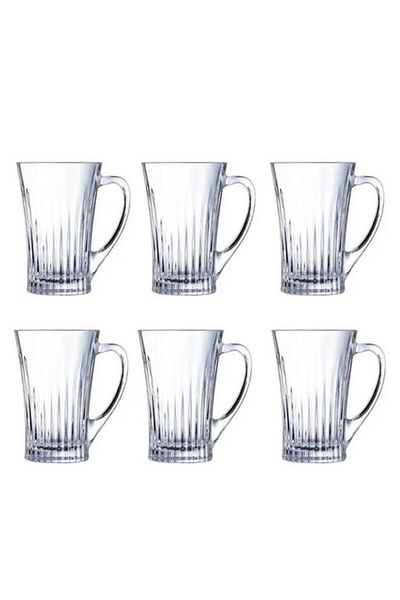 Generic كوب شاي زجاجي عالي الجودة بتصميم أنيق وعصري من لومينارك، شفاف 160 مل، V3413