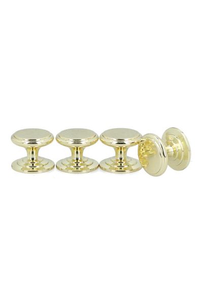 Generic Hettich 4-Piece High-Quality Cabinet Door Knob Set 25mm Gold S907110902