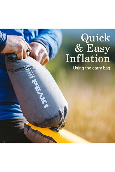 Generic Coleman Peak1 Outdoor Inflatable Long Camping Sleeping Pad Marigold 2176622