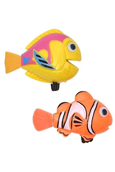 Generic Tendance 2-Piece Childish Wind-Up Swimmer Fish Pool Toy Set Multicolor 950925