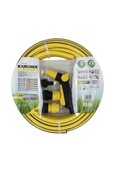 Generic KARCHER 3 Layer Pressure Resistant Hose Set Yellow and Black