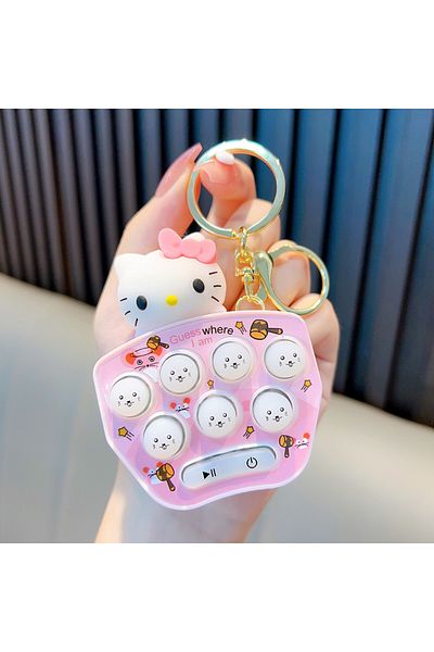Miniso Hello Kitty Sanrio Hello Kitty Game Console Mini Handheld Whack-a-mole Mini Decompression Game Conso