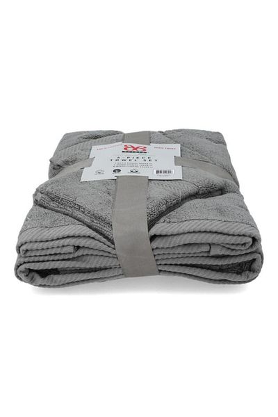 Generic Bibb Home 6-Piece Zero Twist Super Soft Ultra Absorbent Towel Set Alloy TOWEL SET06PCS - 4772-