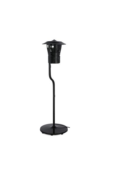 Generic serene 7W Outdoor Electric Insect Killer Bulb Machine Trap with Stand Black