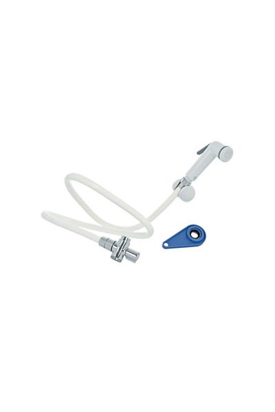 Generic Y&F Portable Travel Shattaf Hand Shower Set with Diverter and Flexible Hose White 220cm