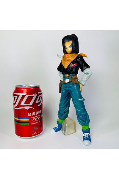 BANDAI Android 17 No box 25CM Dragon Ball Z Android 17 18 Anime Figure Android 18 PVC Action Figures Collec