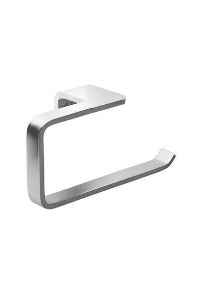 Generic TATAY Wall Mounted Durable Flat Aluminium Towel Ring Silver 6198700