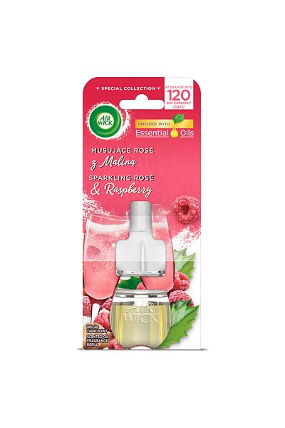 Air Wick Air Wick Electric Room Air Freshener Scented Oil Refill, Rose and Raspberry, 19 ml