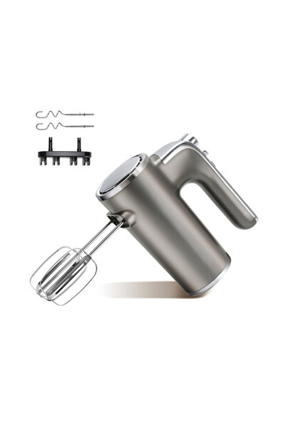 Sofia Concept Adela Hand Mixer, 400W, 5 Speeds, Turbo Function, Stainless Steel, Silver Grey