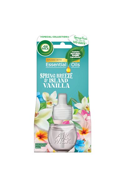 Air Wick Air Wick Spring Breeze & Island Vanilla electric air freshener refill, 19 ml