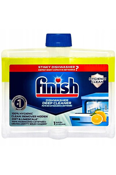 Finish Καθαριστικό πλυντηρίου πιάτων, Finish, άρωμα λεμονιού, 250 ml