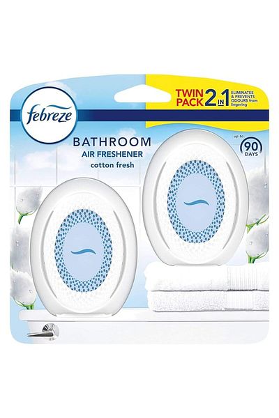 Febreze Febreze Cotton Fresh Double Bath Air Freshener, 2x7, 5 ml