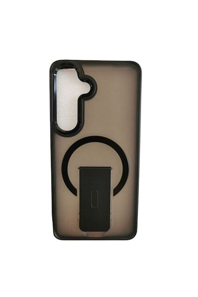 Gtech Flickstand Magsafe Case, G-Tech, compatible with Samsung Galaxy S25, TPU+Polycarbonate, Frosted, Black