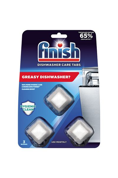 Finish dishwasher cleaning tablets, 3 pcs