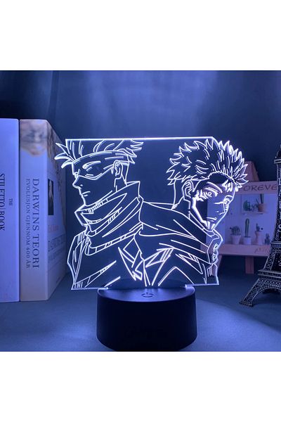 BANDAI YD-3056 Anime Jujutsu Kaisen Nightlight Satoru Gojo Itadori Yuji Fushiguro Toji Action Figure Kids T