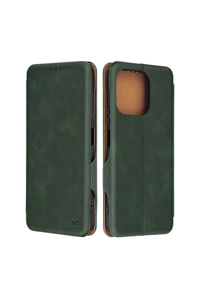 SKYDDAR INNOVATION Case for Honor 200 Smart / X7c, Safe Wallet, Eco-leather, Magnetic Closure, Green, set with sticker