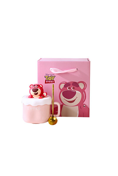 Choice ويني ذا بوه ديزني ويني ذا بوه أكواب خزفية مع ملعقة قصة لعبة دب الفراول...