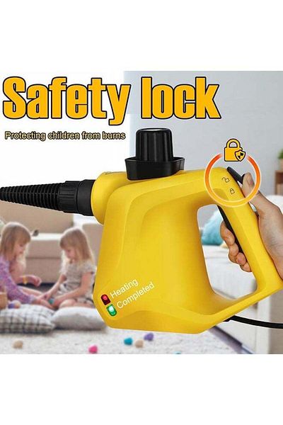 COOYA Handheld Steam Cleaner for Home,1000W,with 9 Accessories and Safety Lock,2.5M Extended Power Cord