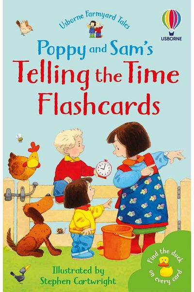 Usborne Children's Book - Farmyard Tales Telling the Time Flashcards