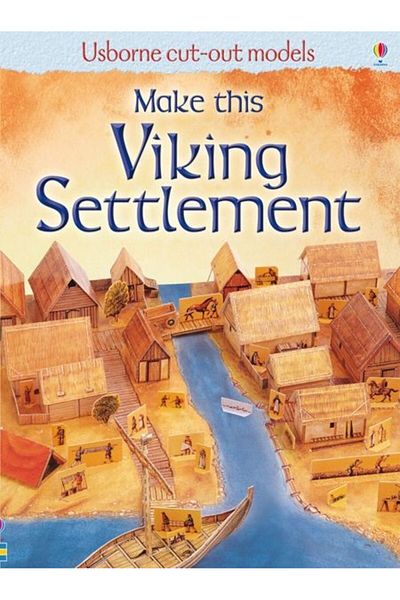 Usborne Children's book, Usborne, Make this Viking Settlement, 9+ years