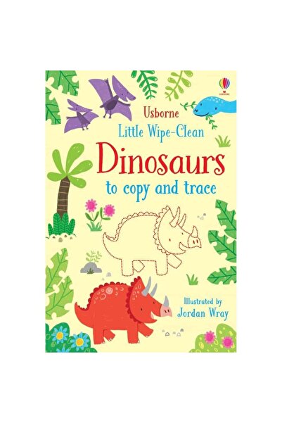 Usborne Scrie și șterge - Mici dinozauri de copiat și trasat, ușor de curățat