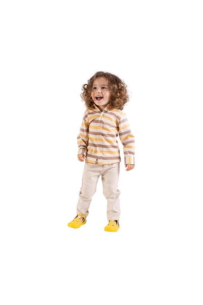 Montella Ținută băieți, Montella, casual, 2 piese, cu pantaloni bej, MY-3001 - 110 cm