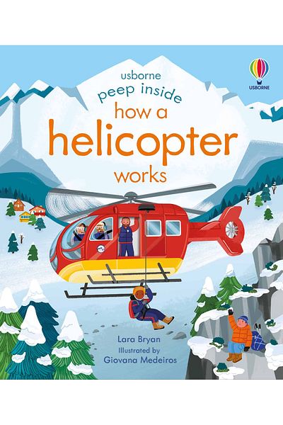 Usborne Peep Inside how a helicopter works