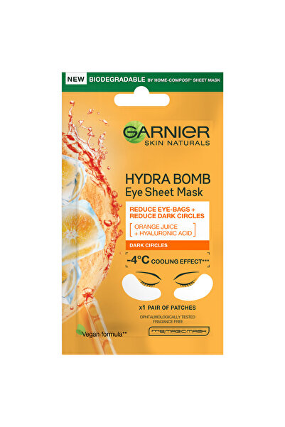 Garnier Garnier Moisture + Fresh Look Eye Mask with Orange Extract, 6 g